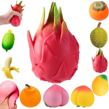 Squishy fidget toy fruitvorm