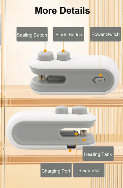 Mini hitte sealer zakken