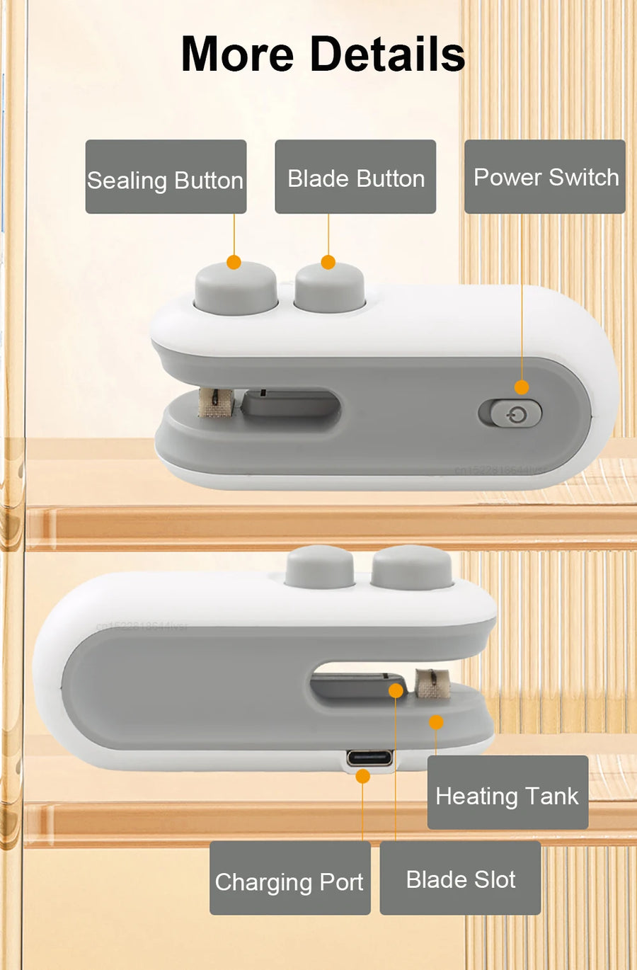 Mini hitte sealer zakken