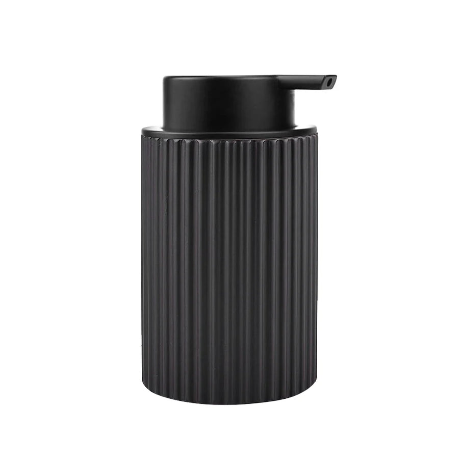 Schuimzeepdispenser kunststof wit zwart