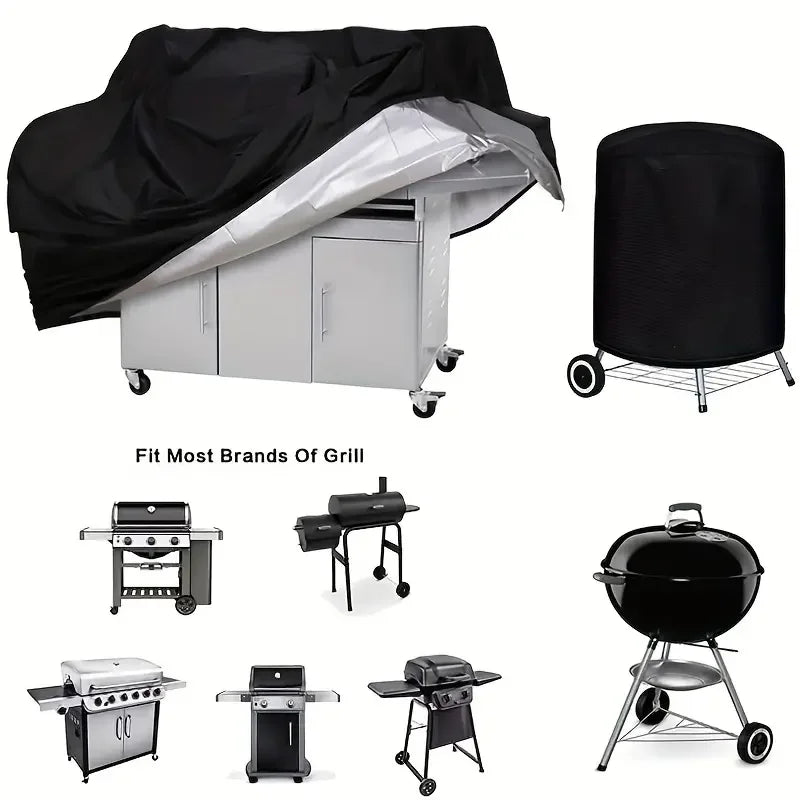 BBQ Gas Grillhoes Zwart met UV-bescherming voor Weber en Char-Broil
