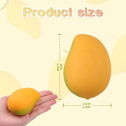 Squishy fidget toy fruitvorm