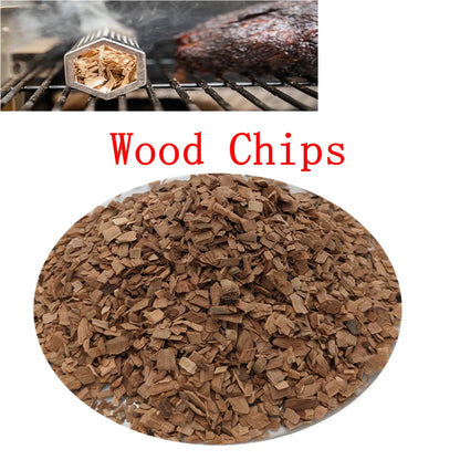 Houtchips voor roken Apple, Cherry, Eik, Pecan 125g