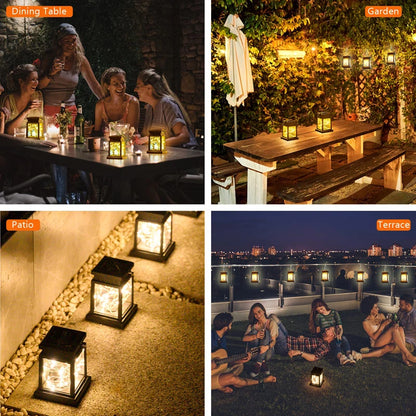Solar LED lantaarn voor tuin terras balkon