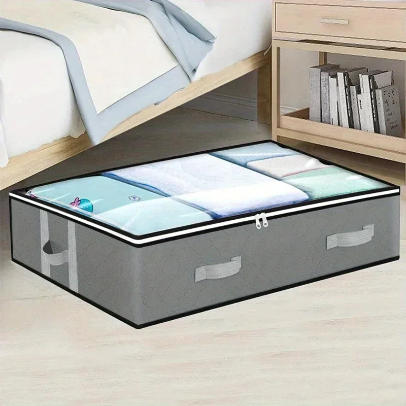 Opbergbox onder bed 120x33x18 cm stofvrij