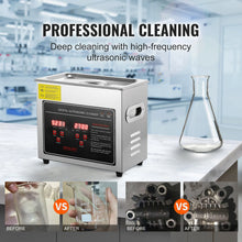 Ultrasone reiniger 1.3L RVS met verwarming