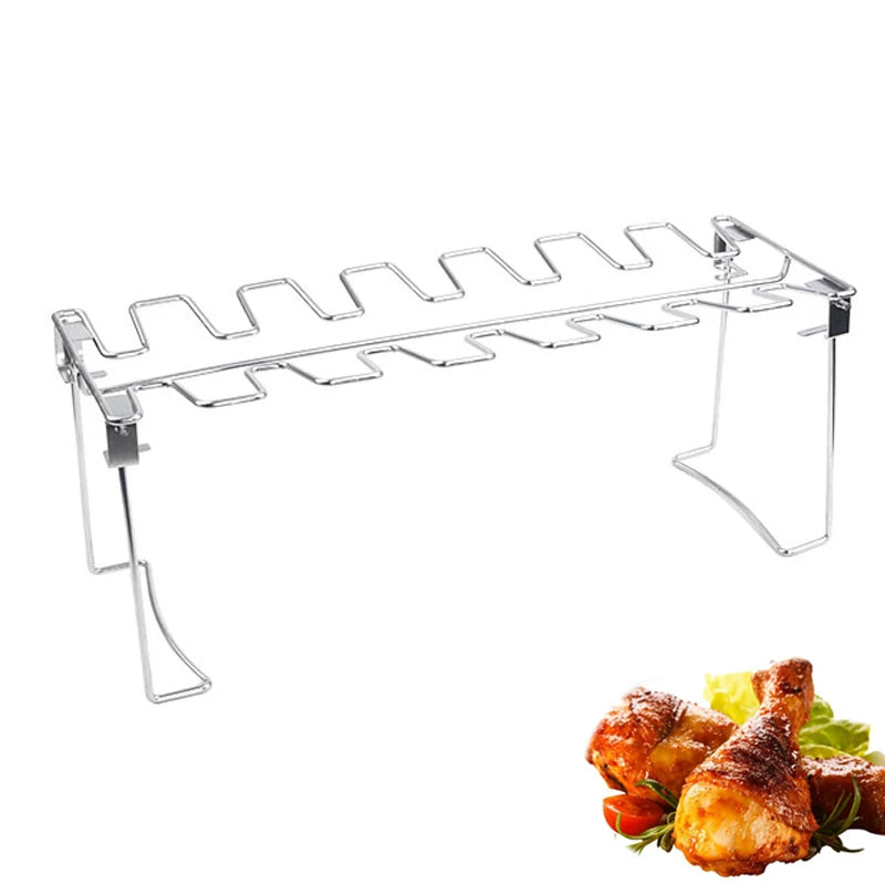 Grillrek kipdrumsticks 14 plekken met druppelpan