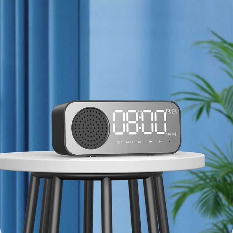 Digitale wekkerradio Bluetooth speaker LED