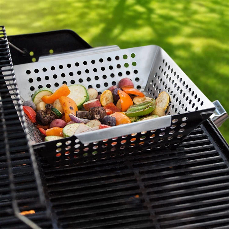 Grillmand roestvrij staal groenten BBQ