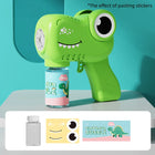 Bellenblaasmachine dinosaurus met licht