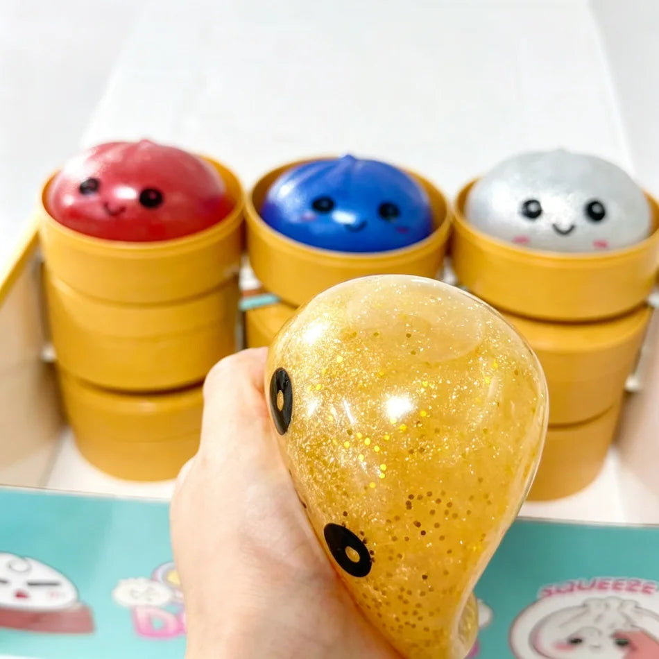 Knijpspeeltje squishy dumpling stressvermindering