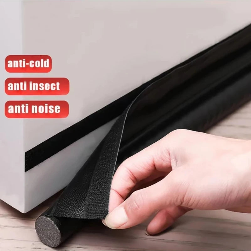 Tochtstrip deur 96 cm foam leer