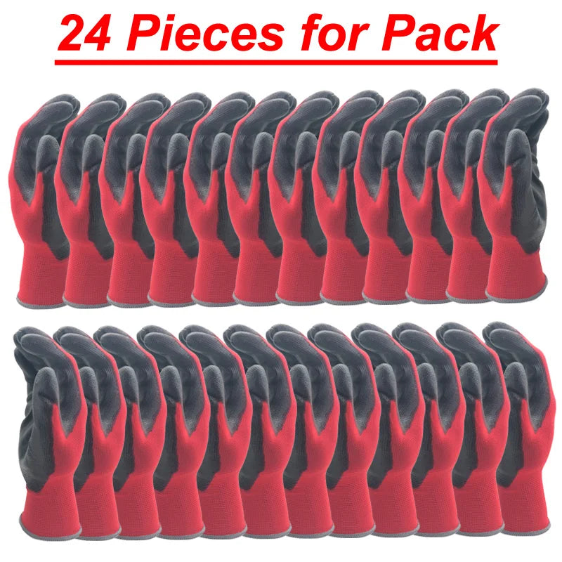 Werkhandschoenen PU-coating 12 paar