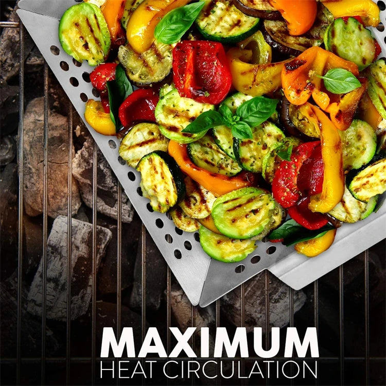 Grillmand roestvrij staal groenten BBQ