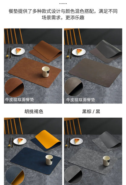 Placemat rubber rechthoekig 30X45cm