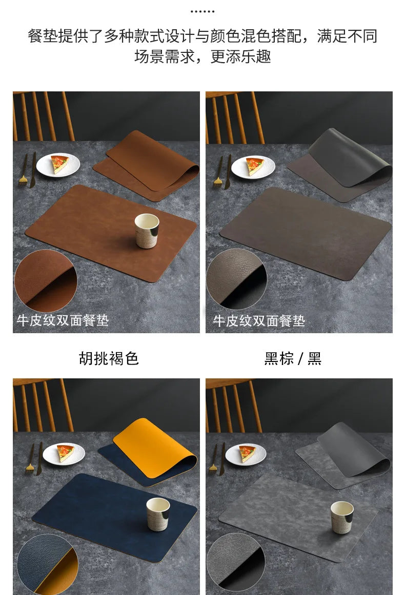 Placemat rubber rechthoekig 30X45cm