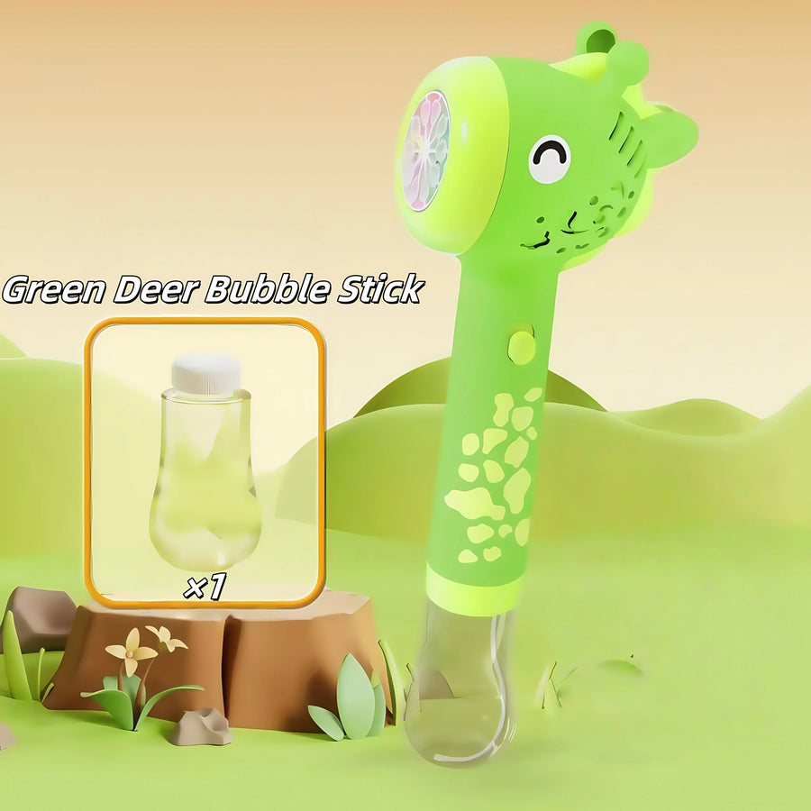 Bellenblaas dinosaurus giraf lichtgevend