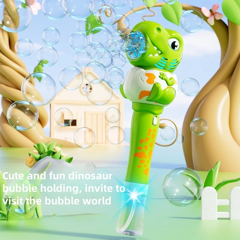 Bellenblaas dinosaurus giraf lichtgevend