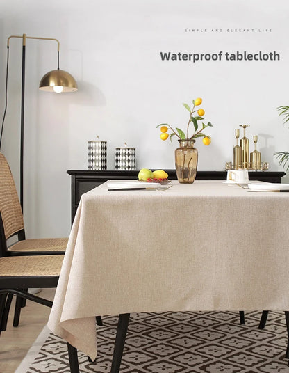 Tafelkleed rechthoekig katoen polyester waterdicht olieafstotend