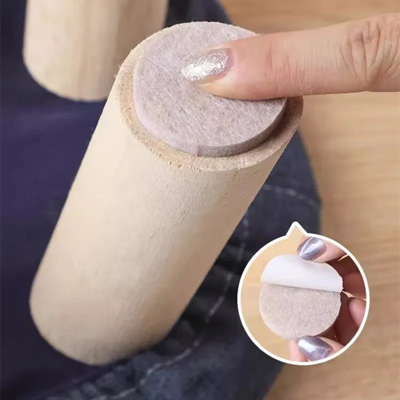 Viltpads voor meubelvoeten: zelfklevende bescherming tegen krassen en geluid