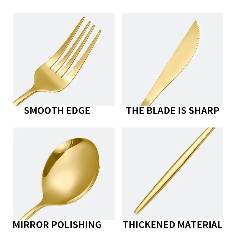 Gouden Portugese Bestekset RVS