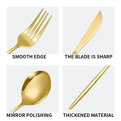 Gouden Portugese Bestekset RVS