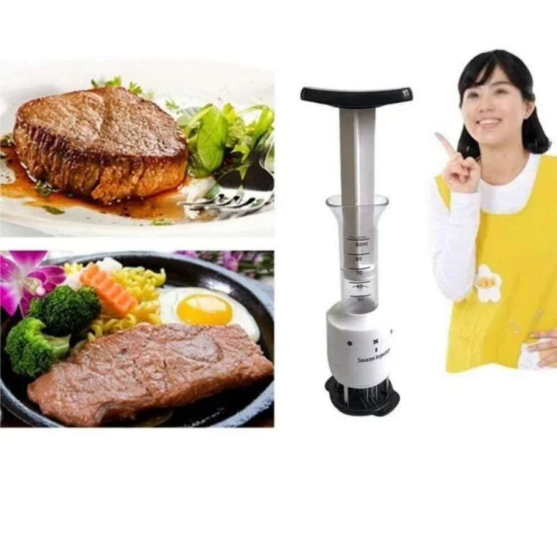 Marinade injector roestvrij staal vlees