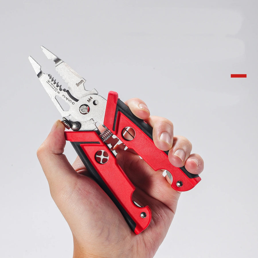 Elektricienstang 18-in-1 draadstripper knipper krimptang