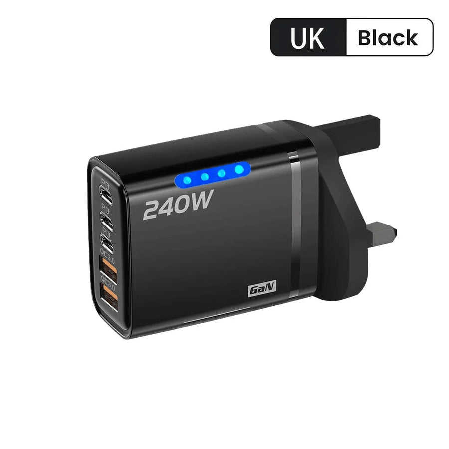 120W USB C  snellader EU stekker