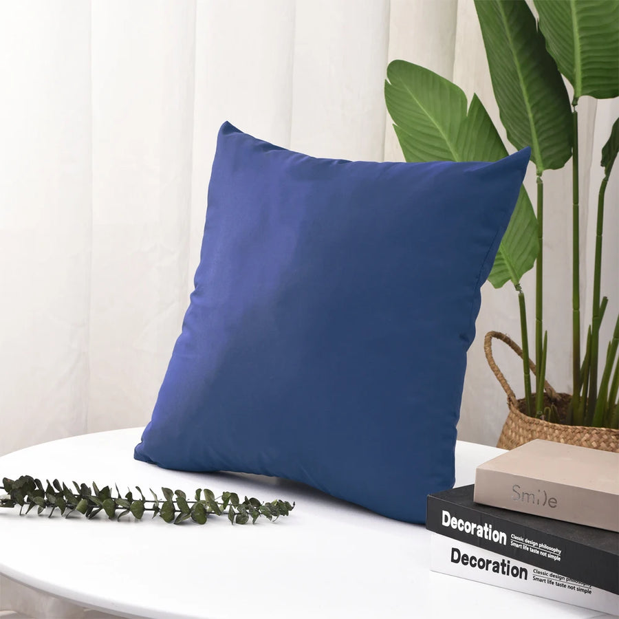 Kussenhoes waterdicht 40-70 cm effen twill polyester