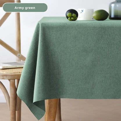 Tafelkleed rechthoekig katoen polyester waterdicht olieafstotend