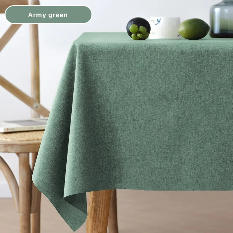 Tafelkleed rechthoekig katoen polyester waterdicht olieafstotend
