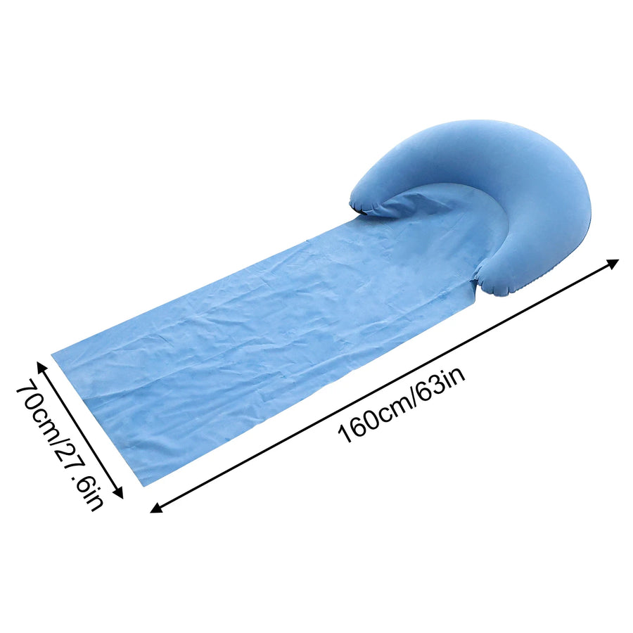 Opblaasbare kampeer- en strandmat PVC