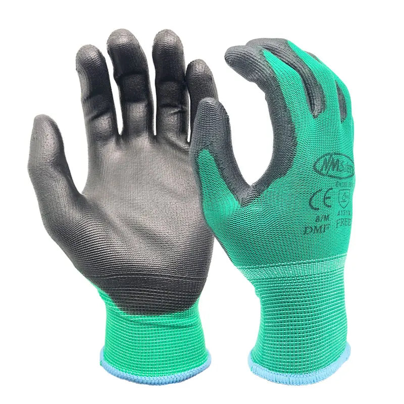 Werkhandschoenen PU-coating 12 paar