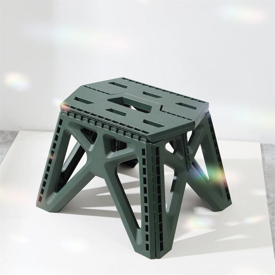 Opvouwbaar krukje plastic 28.5x20x24 cm
