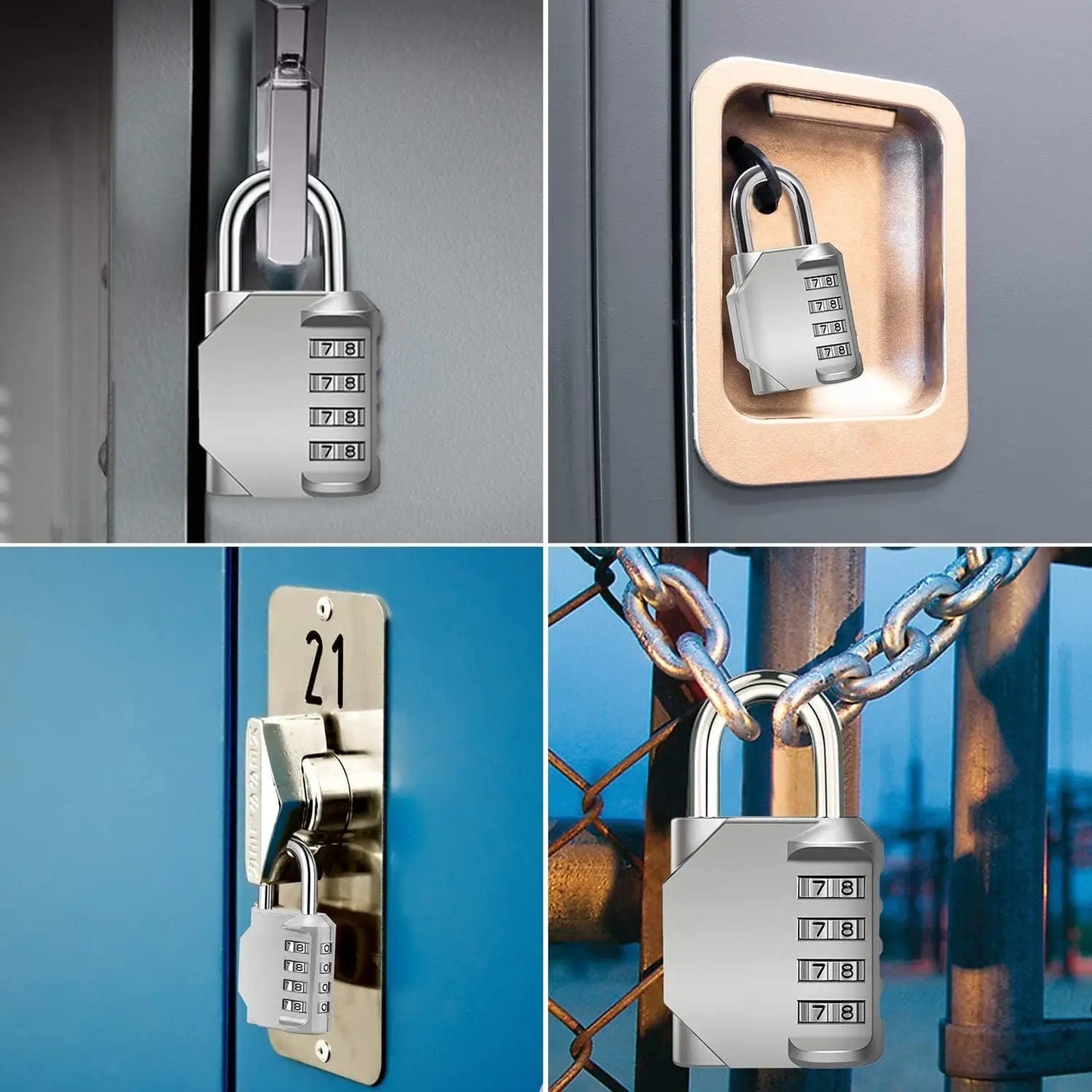Weerbestendig Hangslot met Sleutel voor Binnen en Buiten