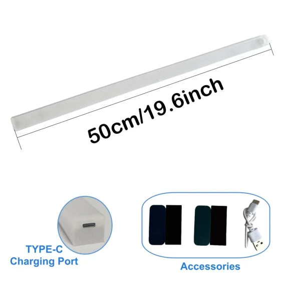LED strip oplaadbaar draadloos 10-50 cm