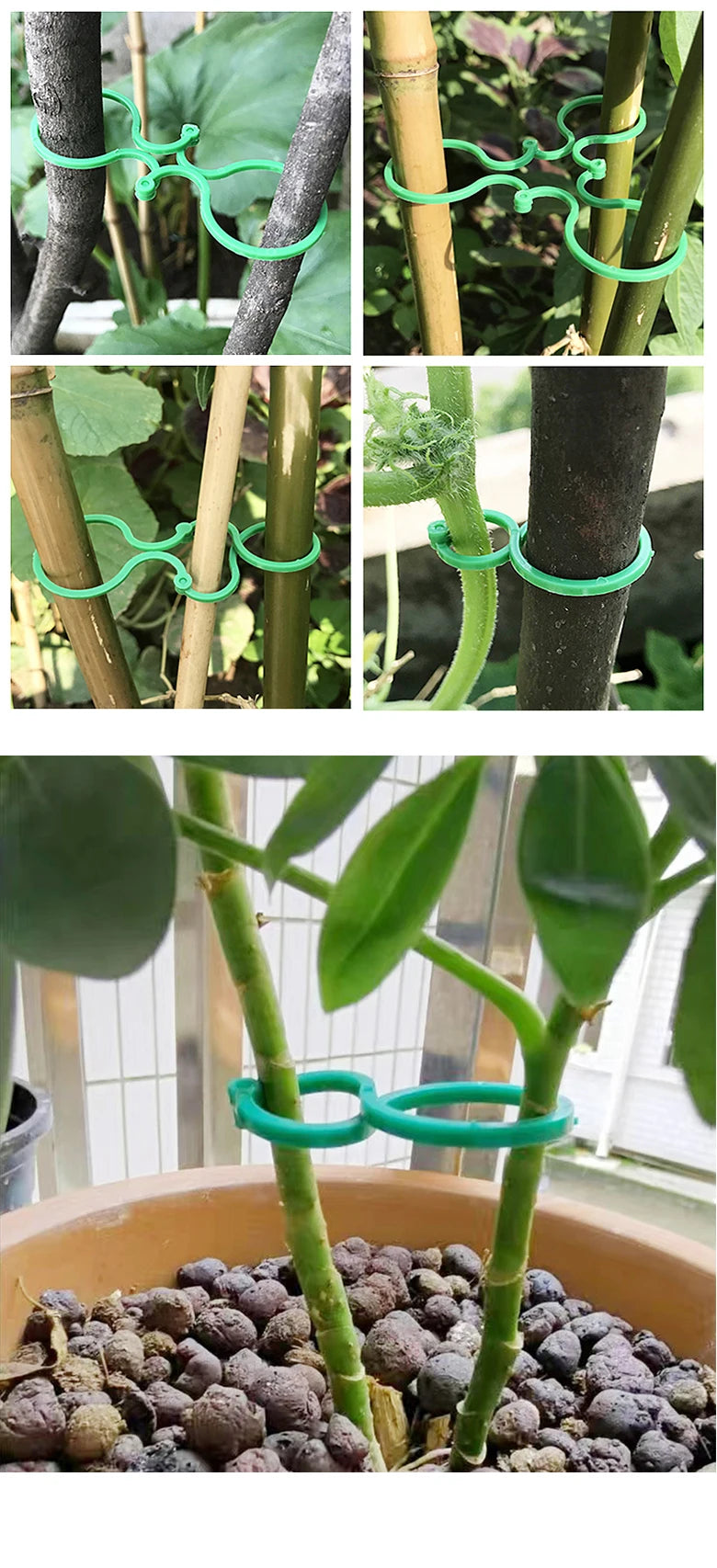 Plantenclips kunststof verstelbaar