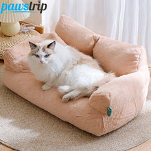 Warm Pluche Kattenbed met Anti-slip