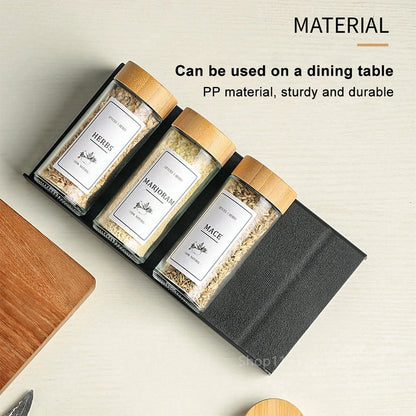 Uitschuifbare kruidenlade met 4 lagen voor potjes en specerijen