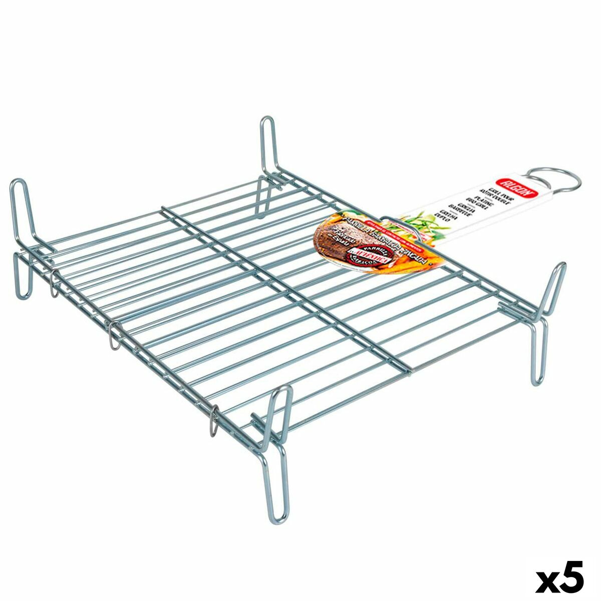 Algon Grill Algon   Dubbel Verzinken 35 X 40 Cm (5 Stuks)