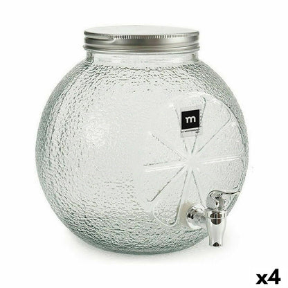La Mediterránea Drankdispenser La Mediterránea Kraan Glas 5 L (4 Stuks)