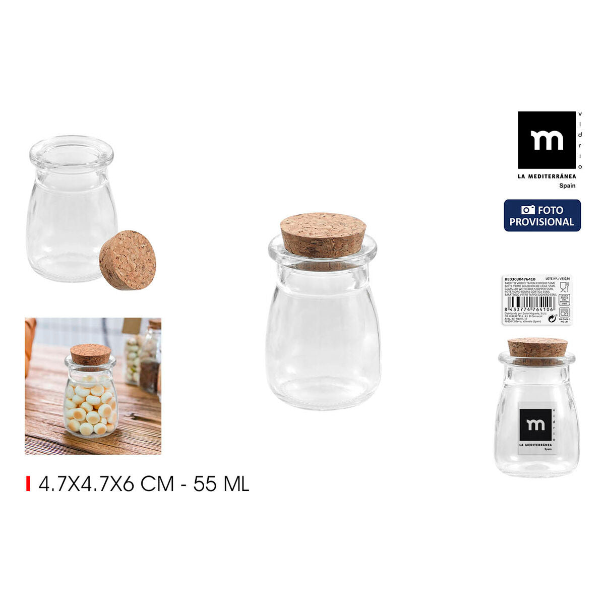 La Mediterránea Glazen Pot La Mediterránea (36 Stuks)