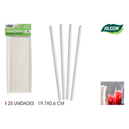 Algon Herbruikbaar Drinkriet Algon 19,7 X 0,6 Cm 25 Onderdelen 24 Stuks