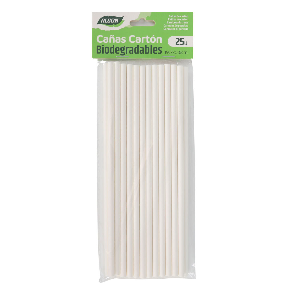 Algon Herbruikbaar Drinkriet Algon 19,7 X 0,6 Cm 25 Onderdelen 24 Stuks