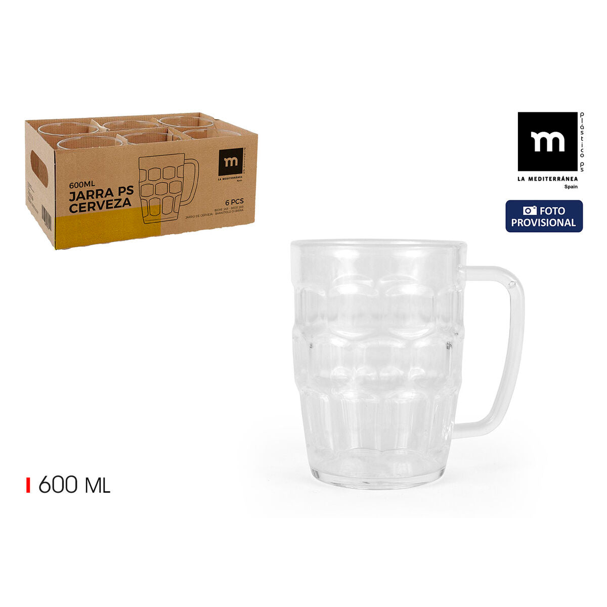 La Mediterránea Bierpul La Mediterránea 0,6 L (24 Stuks)