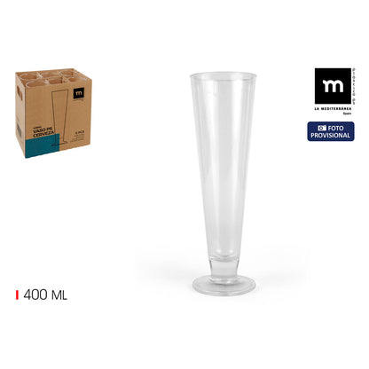 La Mediterránea Bierglas La Mediterránea 0,4 L (24 Stuks)