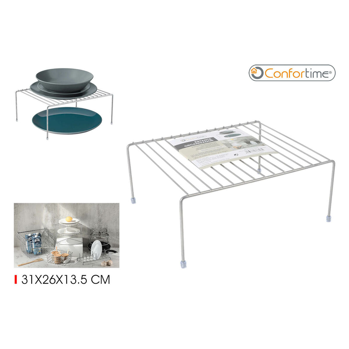 Confortime Keukenkast Organiser Confortime 31 X 26 X 13,5 Cm (12 Stuks)