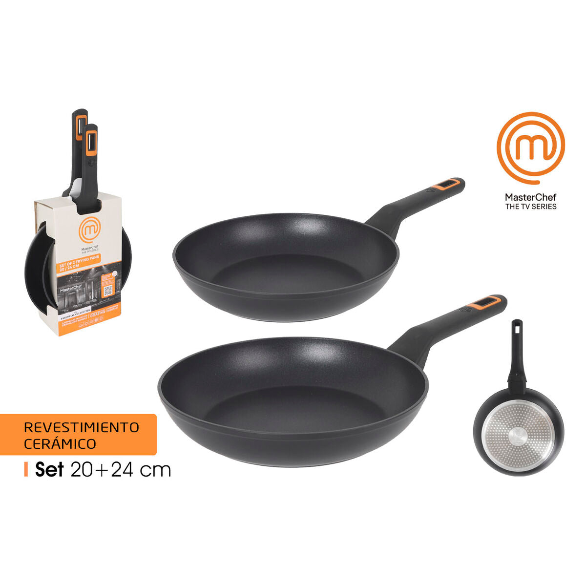 Masterchef Pannenset Masterchef 2,5 Mm (4 Stuks)