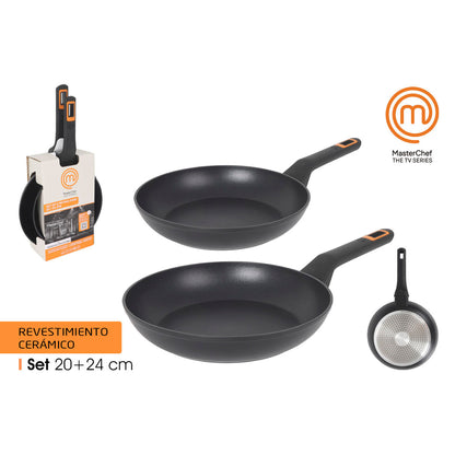 Masterchef Pannenset Masterchef 2,5 Mm (4 Stuks)